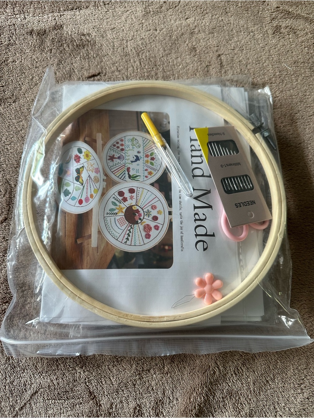 Embroidery Kit Handmade with accesories